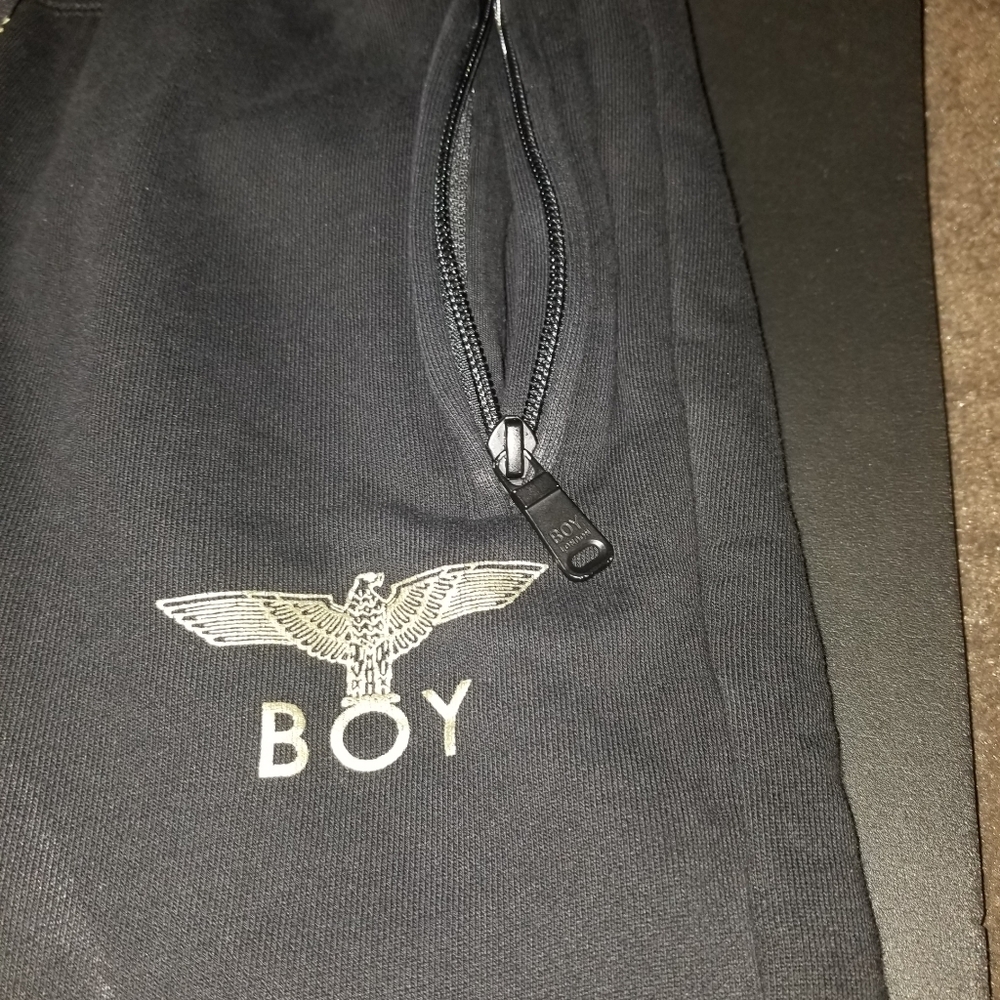 BOY London black joggers SMALL - Picture 2 of 4